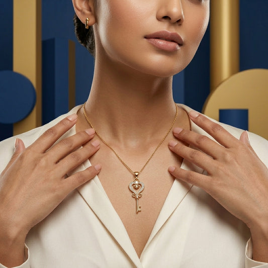 Lock Pendant Gold-plated for Women