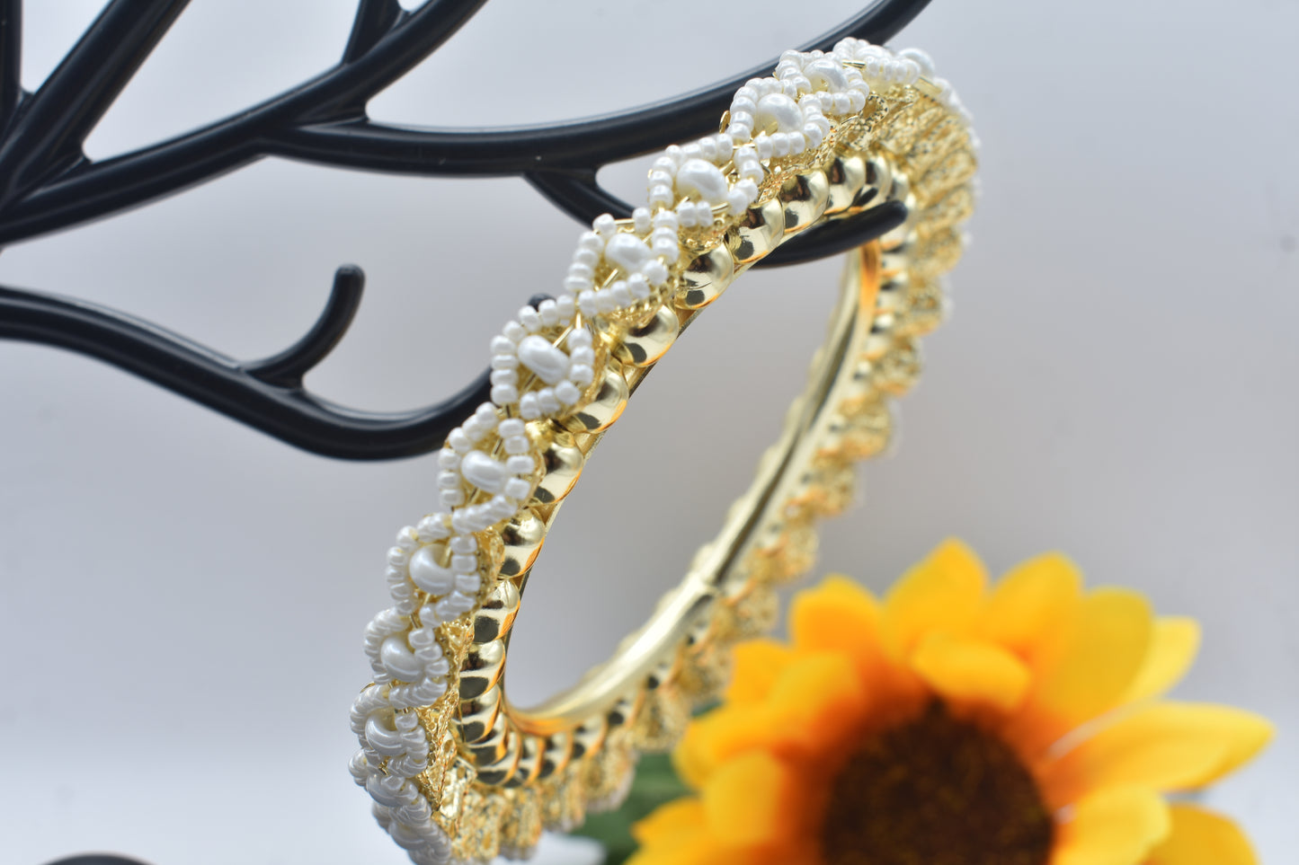 Traditional Gold-Tone Bangles for Women