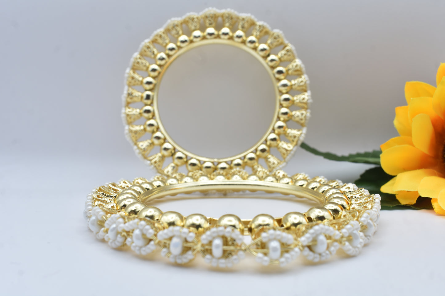 Traditional Gold-Tone Bangles for Women