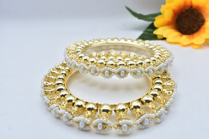Traditional Gold-Tone Bangles for Women