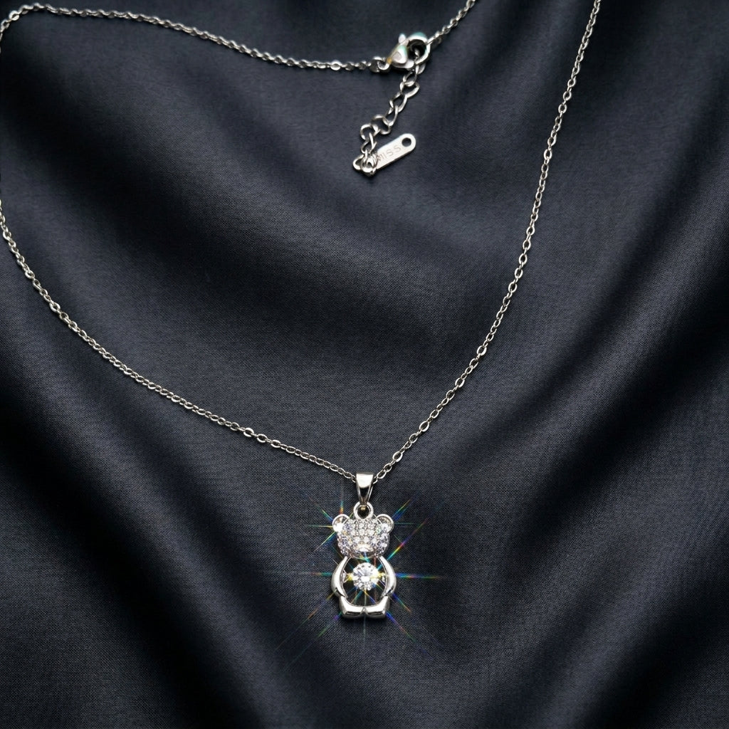 Bear Pendant Silver-plated for Women