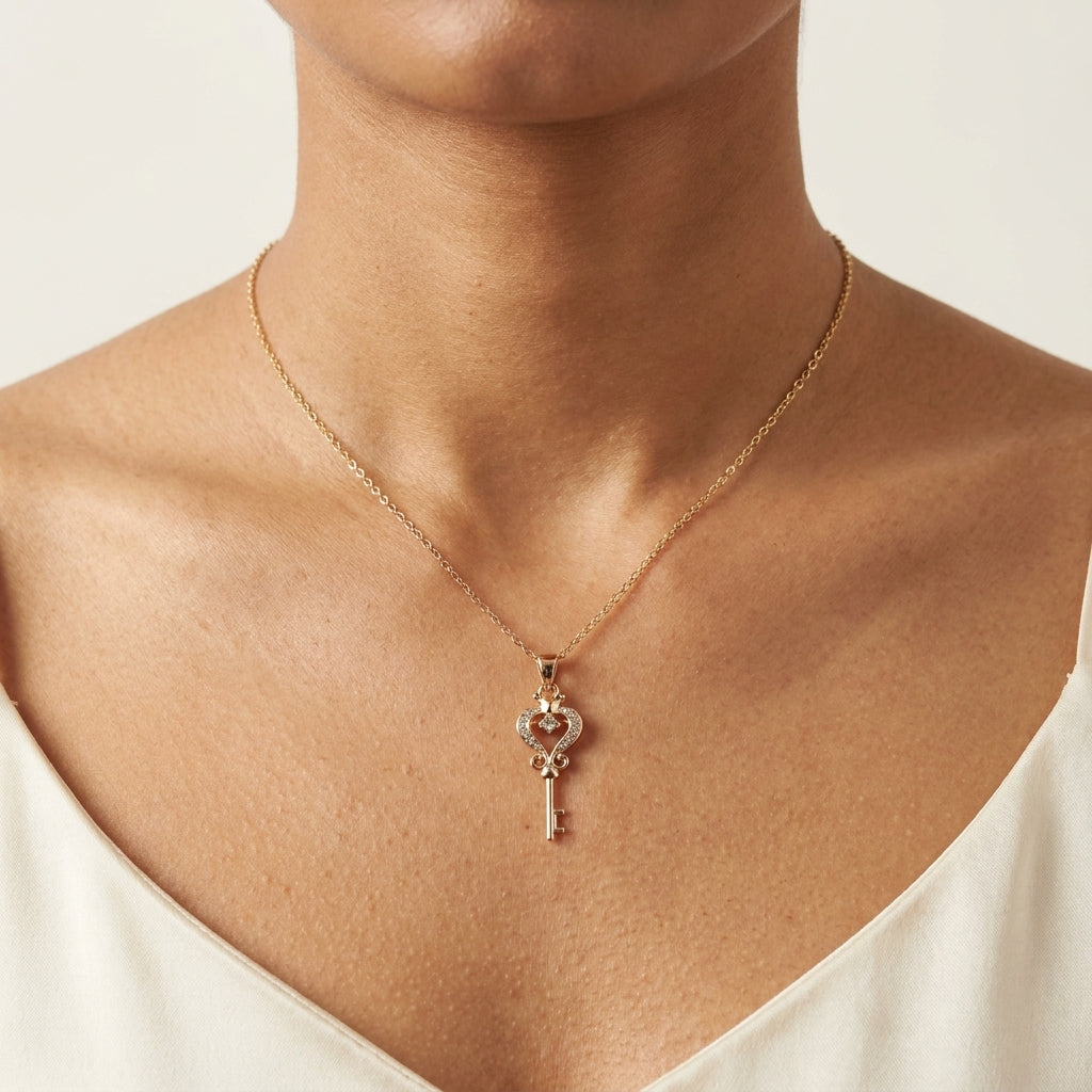 Lock Pendant Gold-plated for Women