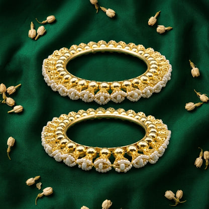 Traditional Gold-Tone Bangles for Women