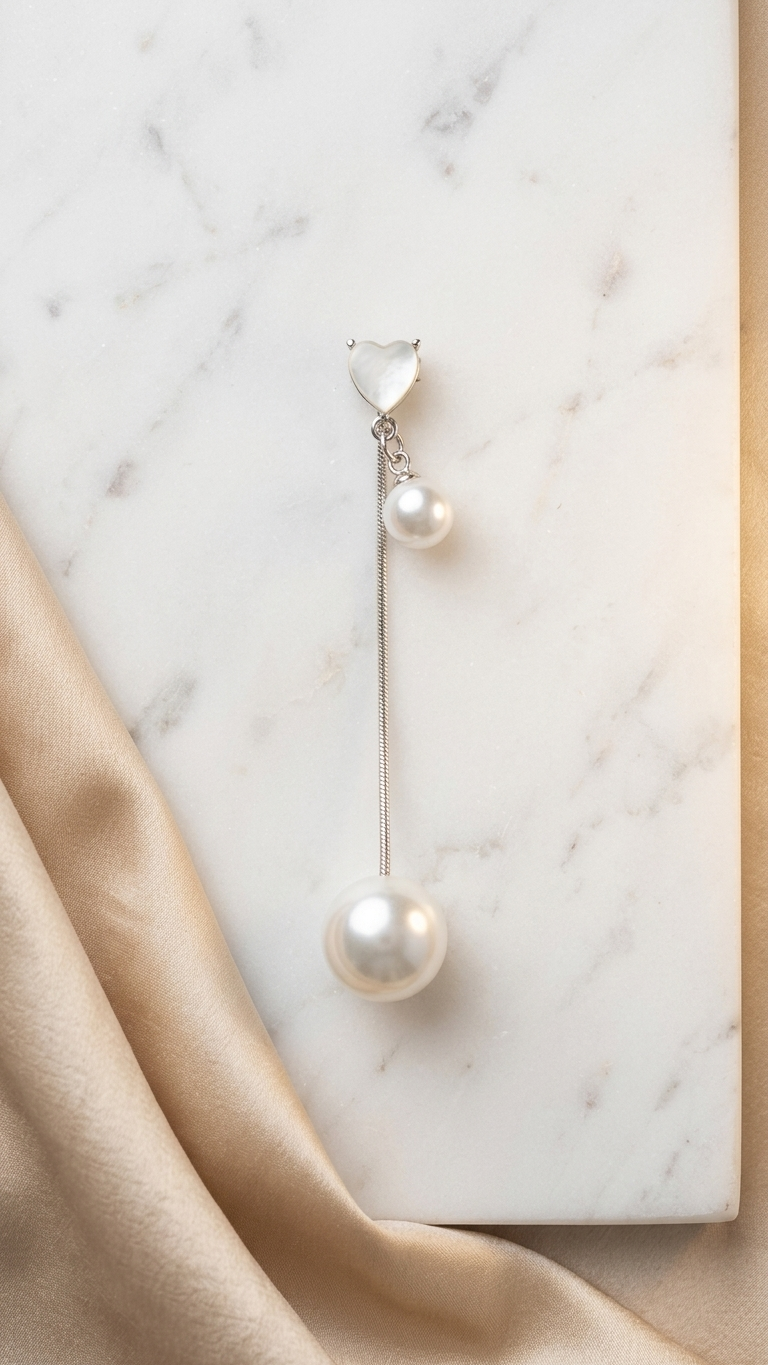 Beautiful White Pearls Earrings