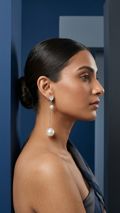 Beautiful White Pearls Earrings