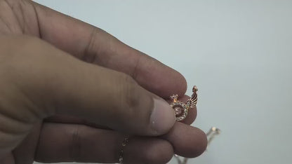 Angel Wings Pendant Rose Gold Plated for Women