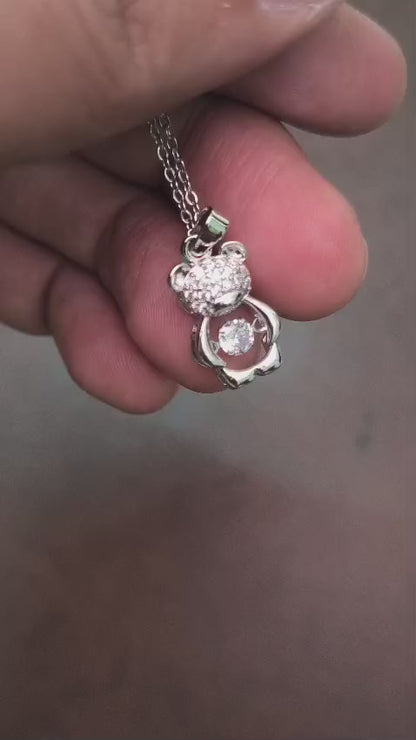 Bear Pendant Silver-plated for Women